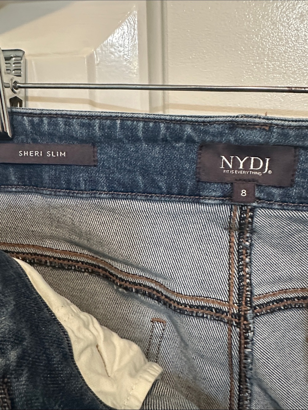 NYDJ Straight-Leg Women’s Jeans in Dark Blue Wash